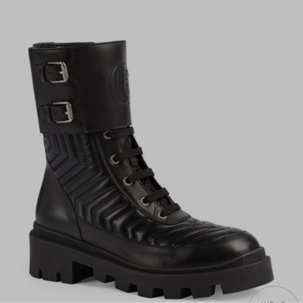 Gucci Combat Boots
